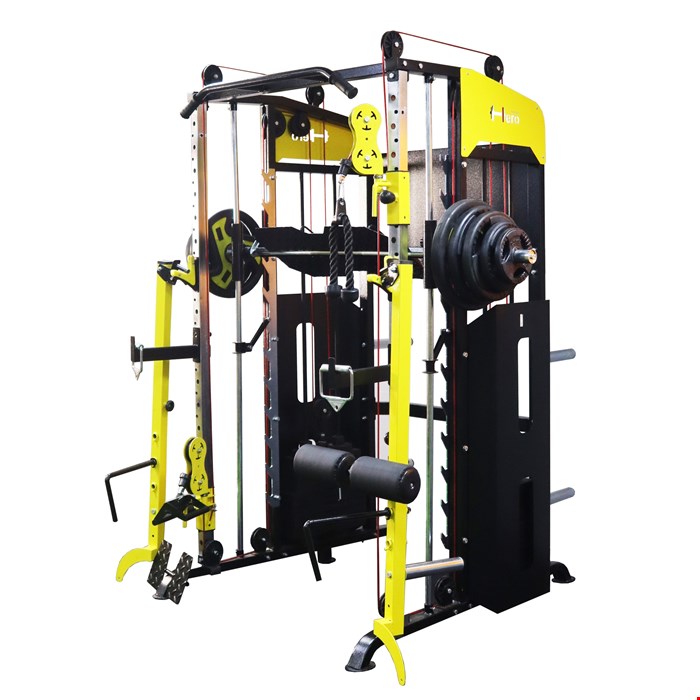 دستگاه بدنسازی He-1200  بدون نیمکت رنگ زرد